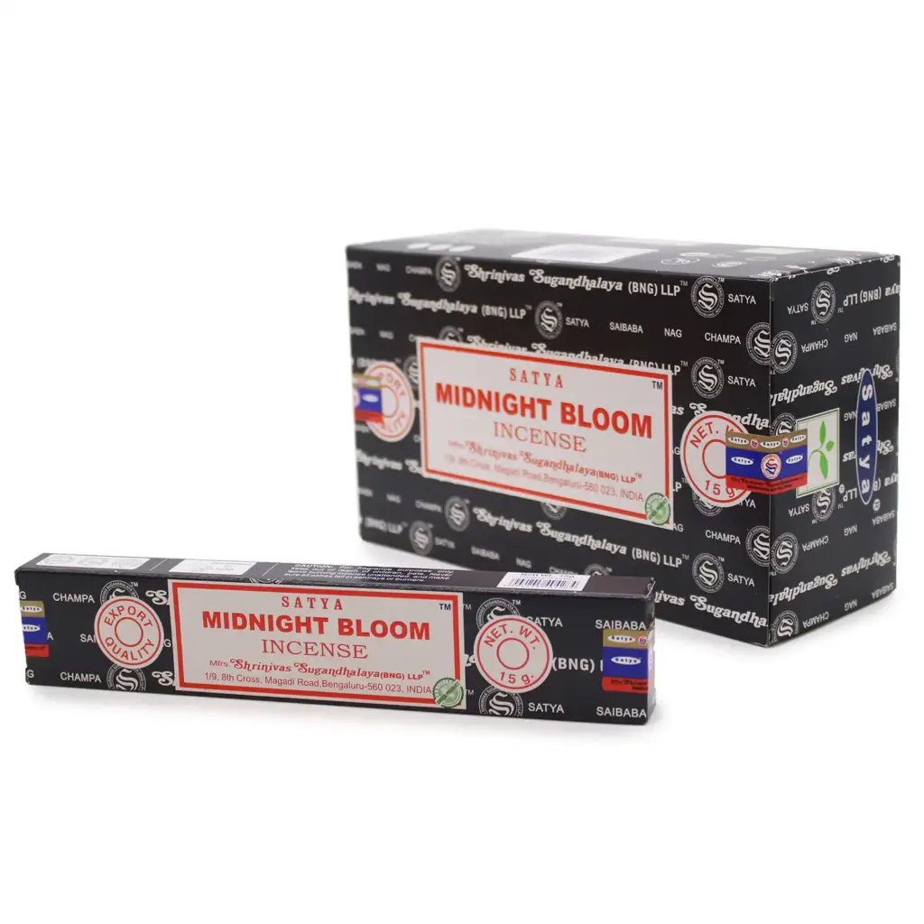 Satya Incense Sticks 15g – Midnight Blossom | www.artisangoods.co.uk