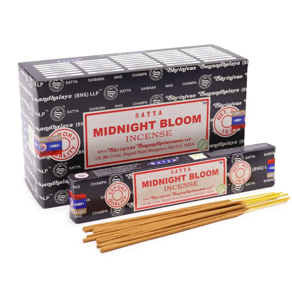 Satya Incense Sticks 15g – Midnight Blossom | www.artisangoods.co.uk 2