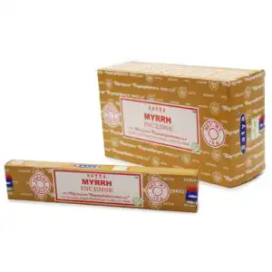 Satya Incense Sticks 15g – Myrrh | www.artisangoods.co.uk 1