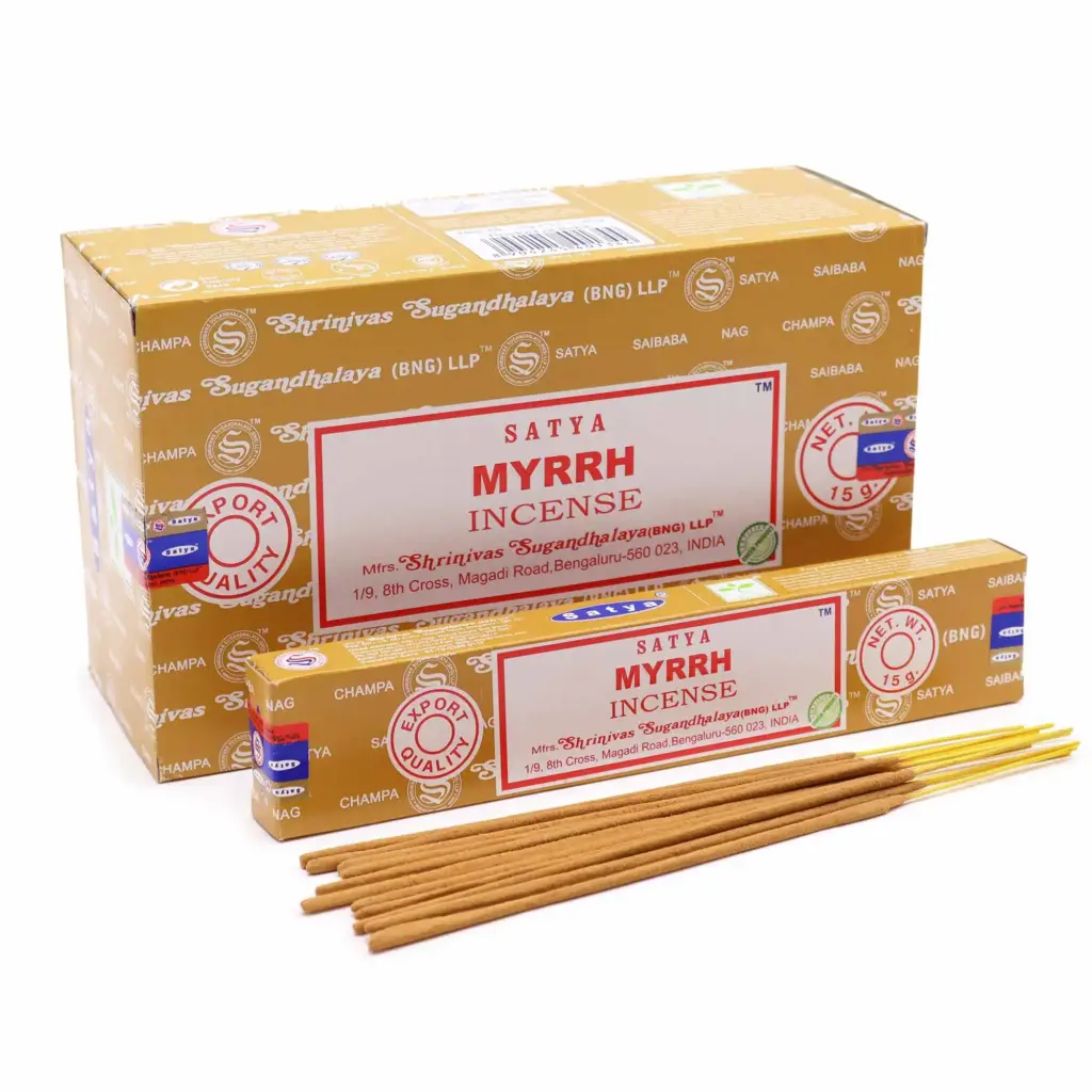 Satya Incense Sticks 15g – Myrrh | www.artisangoods.co.uk 2