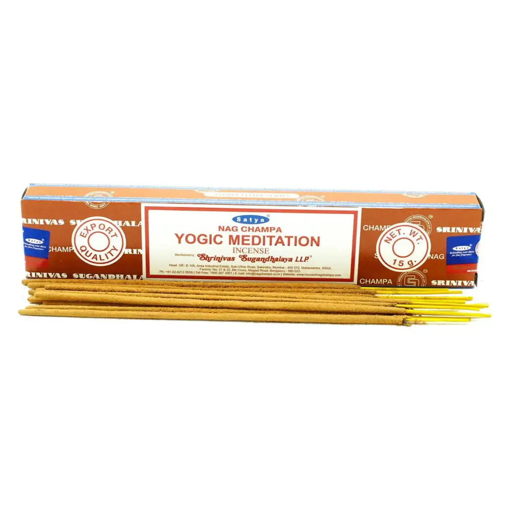 Satya Incense Sticks 15g – Yogic Meditation | www.artisangoods.co.uk