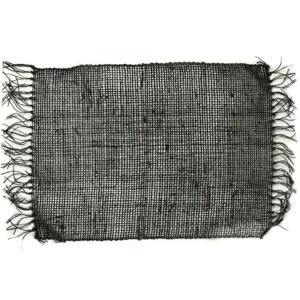 Seagrass Fringe Natural Placemat – Black | www.artisangoods.co.uk 2