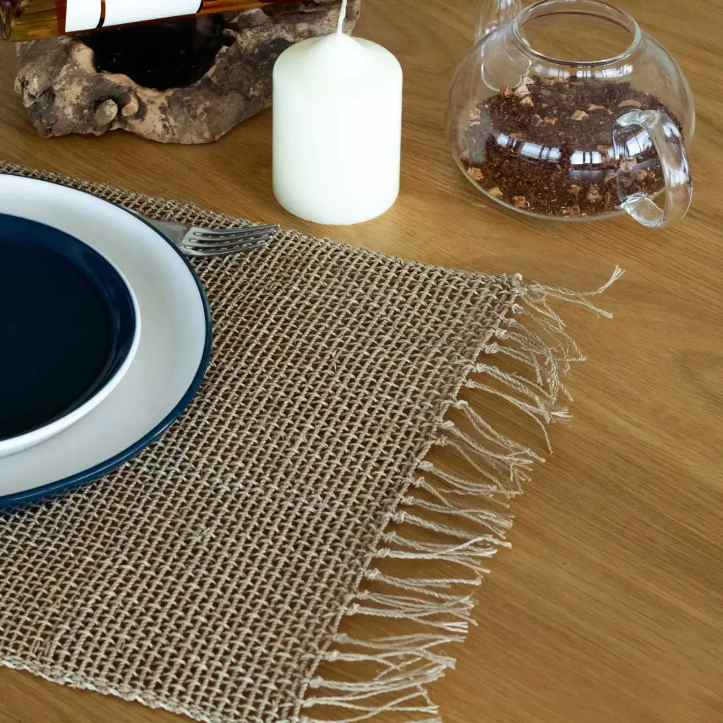 Seagrass Fringe Natural Placemat – Natural | www.artisangoods.co.uk