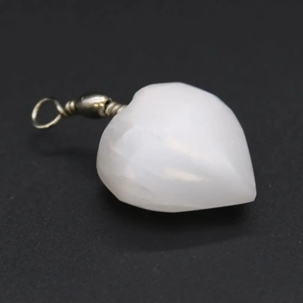 Selenite Heart Pendant | www.artisangoods.co.uk 2