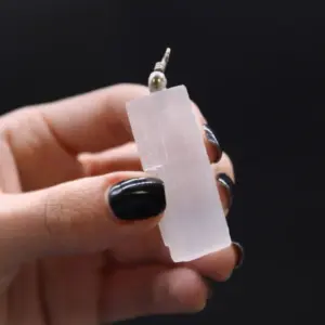 Selenite Natural Pendant | www.artisangoods.co.uk 4