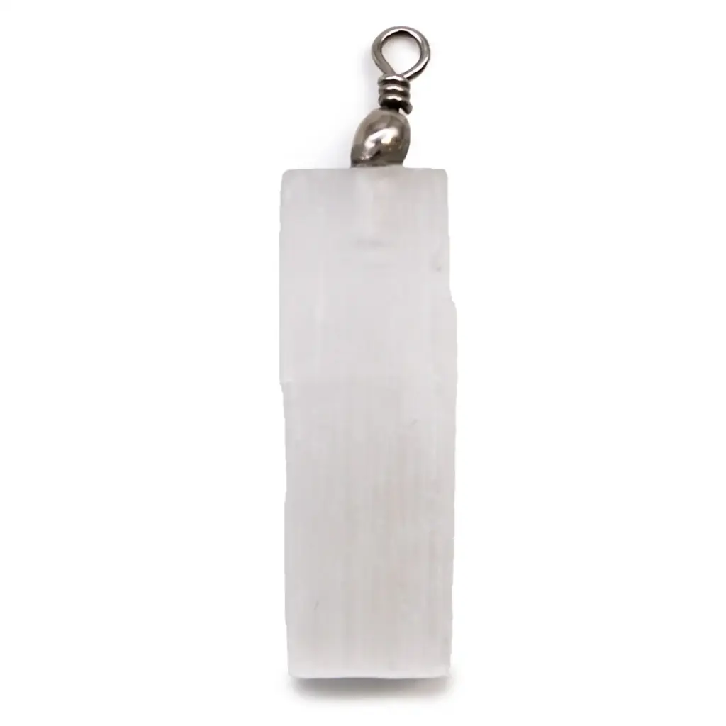 Selenite Natural Pendant | www.artisangoods.co.uk