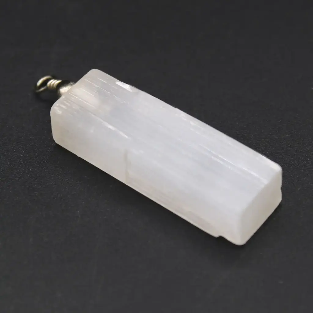 Selenite Natural Pendant | www.artisangoods.co.uk 2