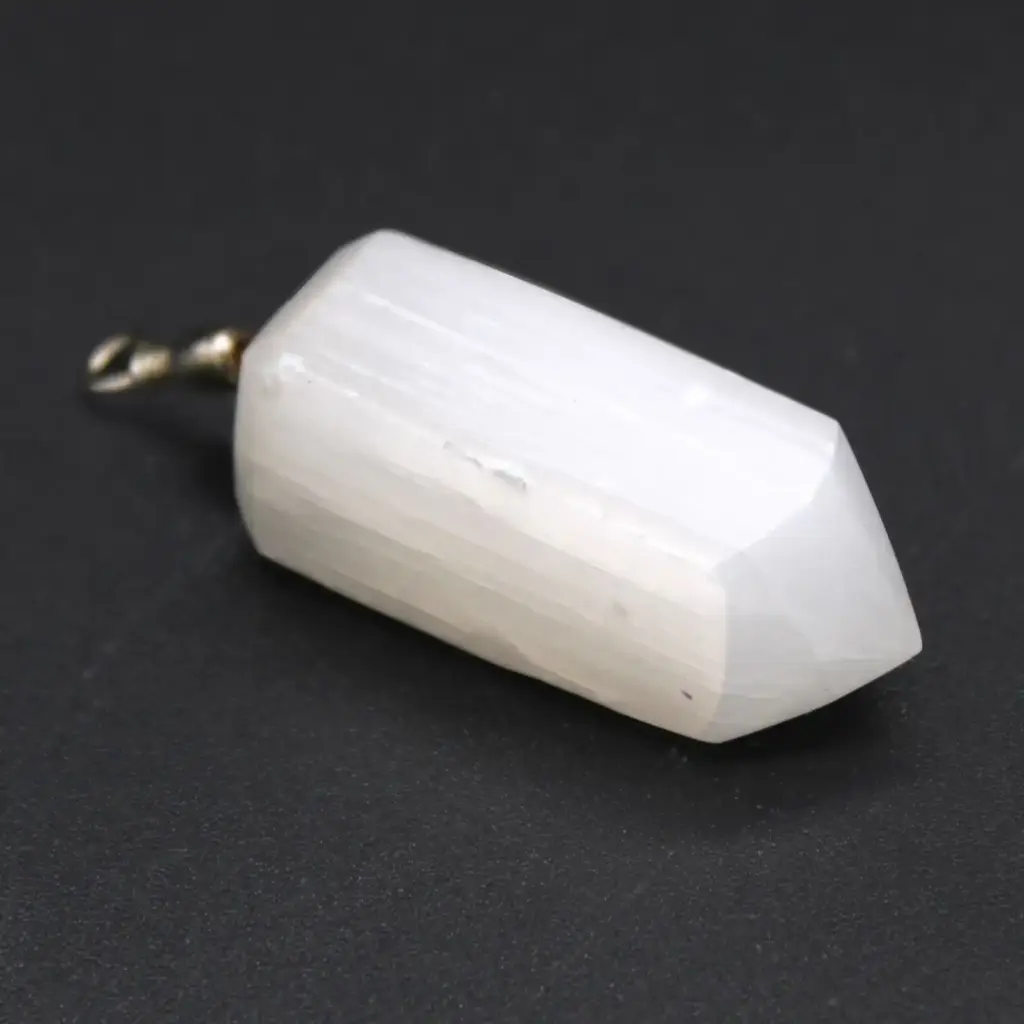 Selenite Obelisk Pendant | www.artisangoods.co.uk 2
