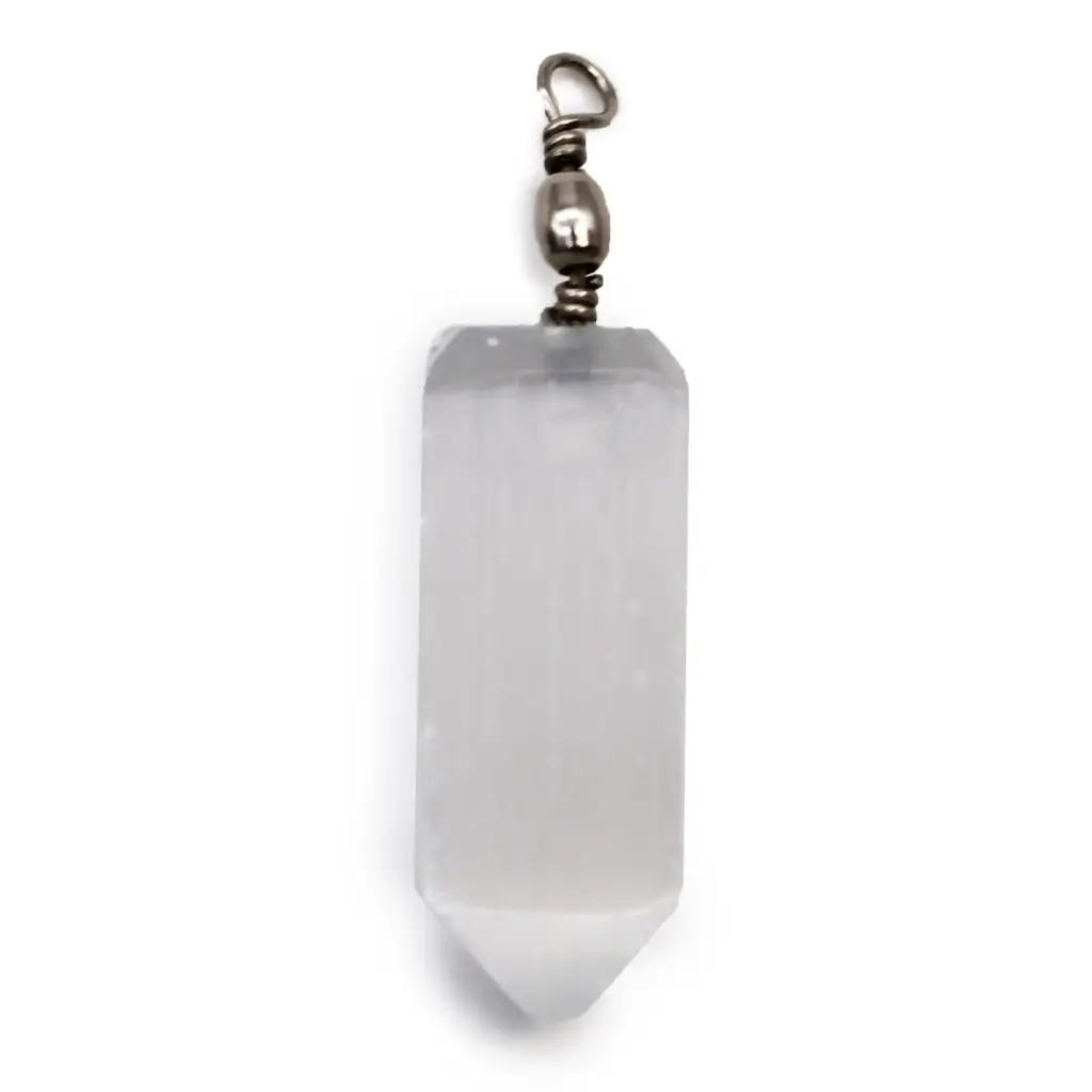 Selenite Obelisk Pendant | www.artisangoods.co.uk