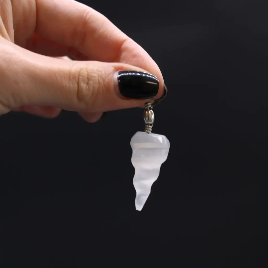 Selenite Spiral Pendant | www.artisangoods.co.uk 3 Selenite Spiral Pendant | www.artisangoods.co.uk 3