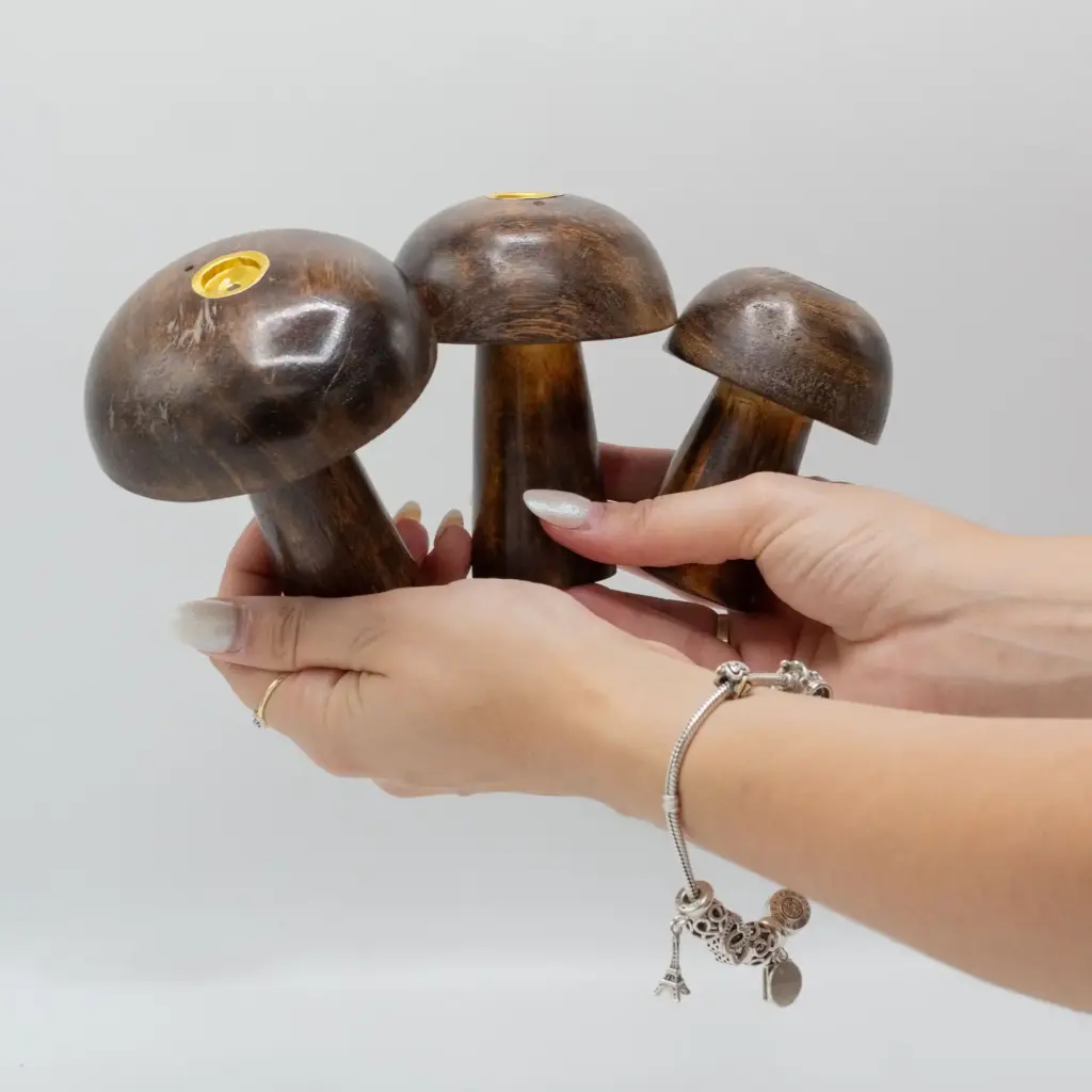 Set of 3 Incense Cone Mushrooms ((10cm 9cm 8cm) | www.artisangoods.co.uk 4 Set of 3 Incense Cone Mushrooms ((10cm 9cm 8cm) | www.artisangoods.co.uk 4
