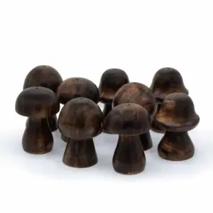 Set of 3 Mini Incense Mushrooms (8cm 7cm 6.5cm) | www.artisangoods.co.uk 4