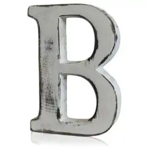 Shabby Chic Letters – B | www.artisangoods.co.uk