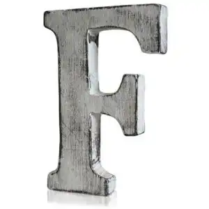 Shabby Chic Letters – F | www.artisangoods.co.uk
