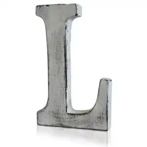 Shabby Chic Letters – L | www.artisangoods.co.uk