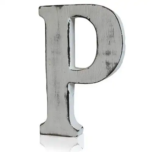 Shabby Chic Letters – P | www.artisangoods.co.uk 2 Shabby Chic Letters – P | www.artisangoods.co.uk