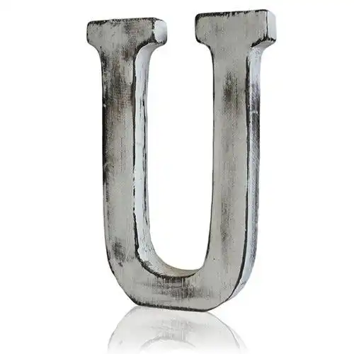 Shabby Chic Letters – U | www.artisangoods.co.uk 2 Shabby Chic Letters – U | www.artisangoods.co.uk