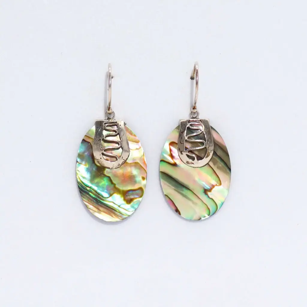 Shell & Silver Earrings – Abalone | www.artisangoods.co.uk 4
