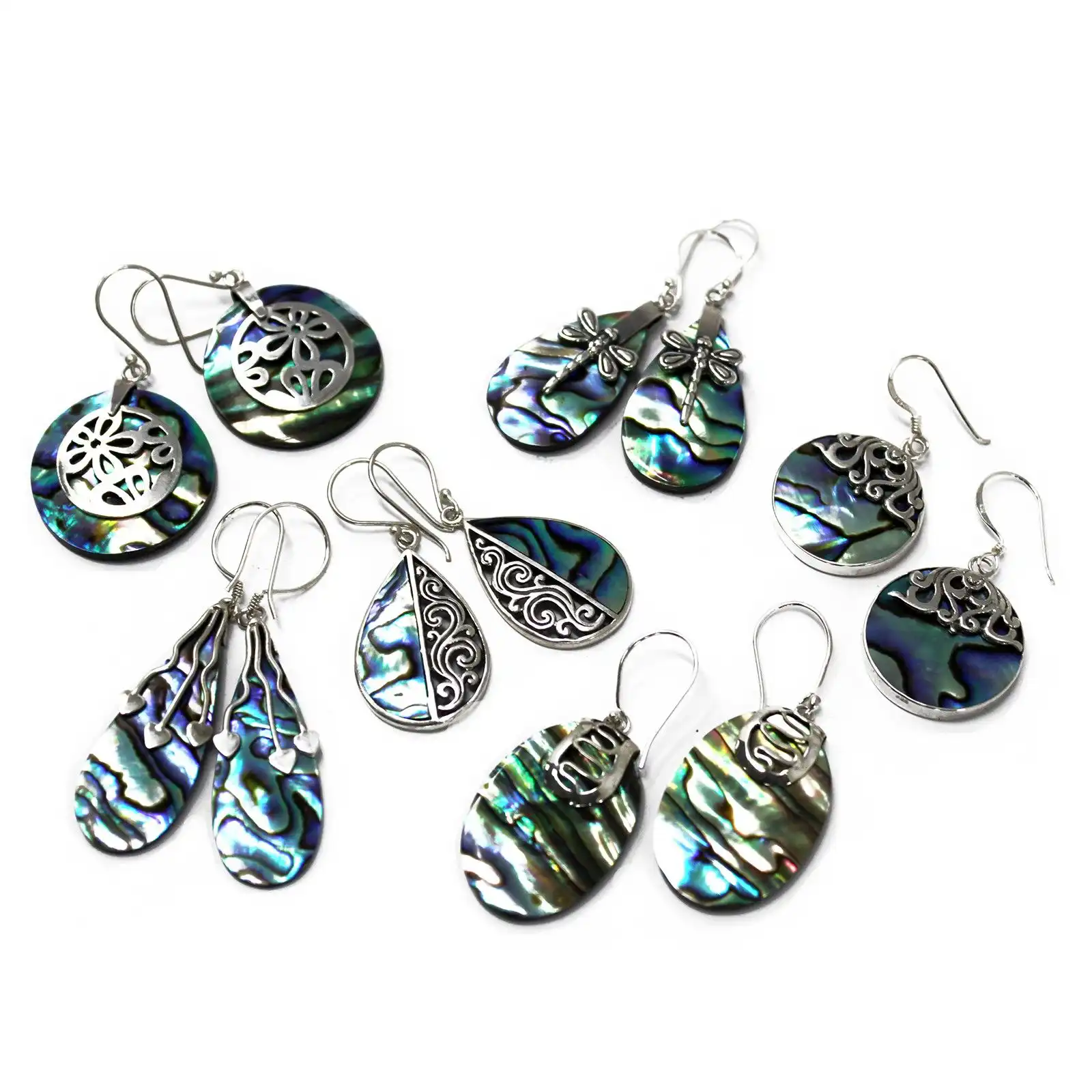 Shell & Silver Earrings – Classic Disc – Abalone | www.artisangoods.co.uk 3 Shell & Silver Earrings – Classic Disc – Abalone | www.artisangoods.co.uk 2