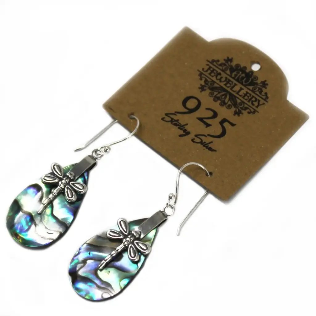 Shell & Silver Earrings – Dragonflies – Abalone | www.artisangoods.co.uk 5 Shell & Silver Earrings – Dragonflies – Abalone | www.artisangoods.co.uk 5