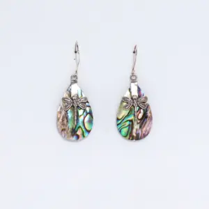 Shell & Silver Earrings – Dragonflies – Abalone | www.artisangoods.co.uk 6