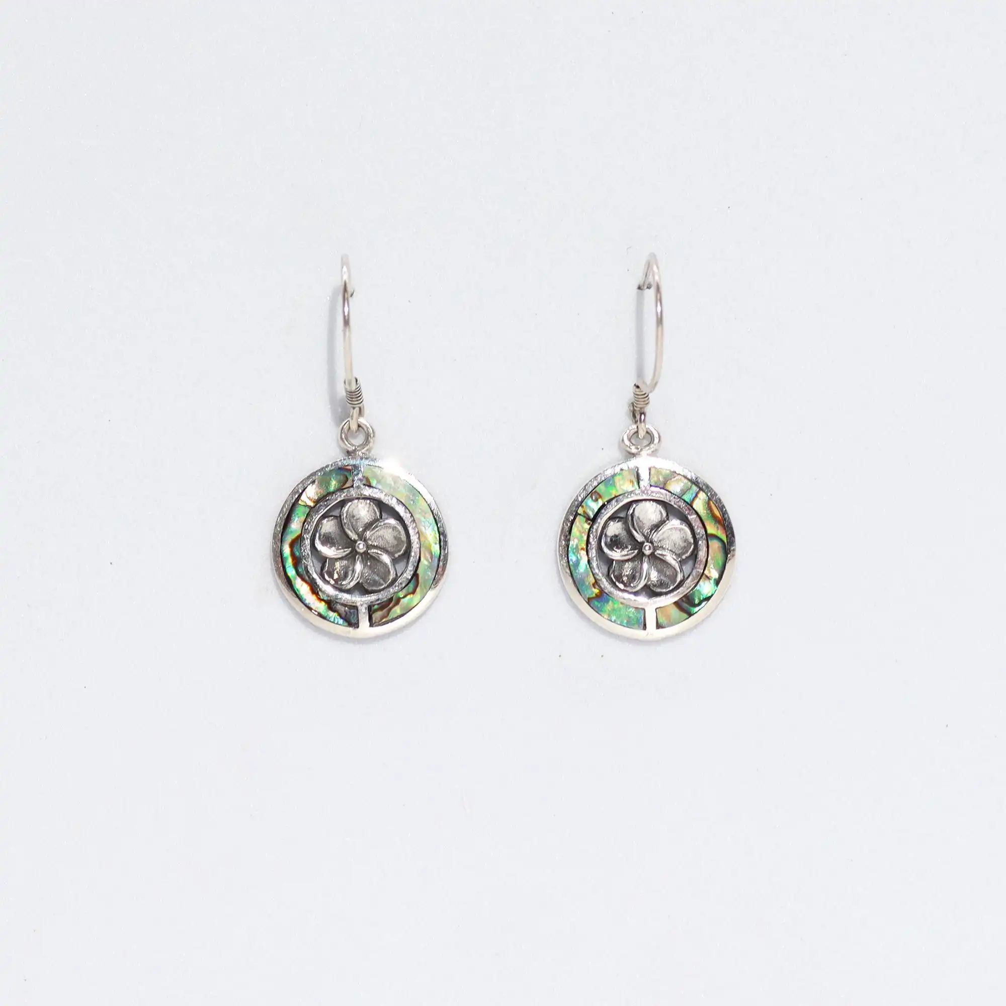 Shell & Silver Earrings – Frangipani – Abalone | www.artisangoods.co.uk 2 Shell & Silver Earrings – Frangipani – Abalone | www.artisangoods.co.uk 1