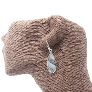 Shell & Silver Earrings – Teardrop- MOP | www.artisangoods.co.uk 6