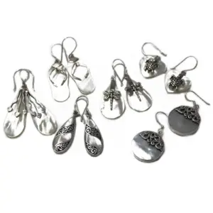 Shell & Silver Earrings – Three Hearts – MOP | www.artisangoods.co.uk 2