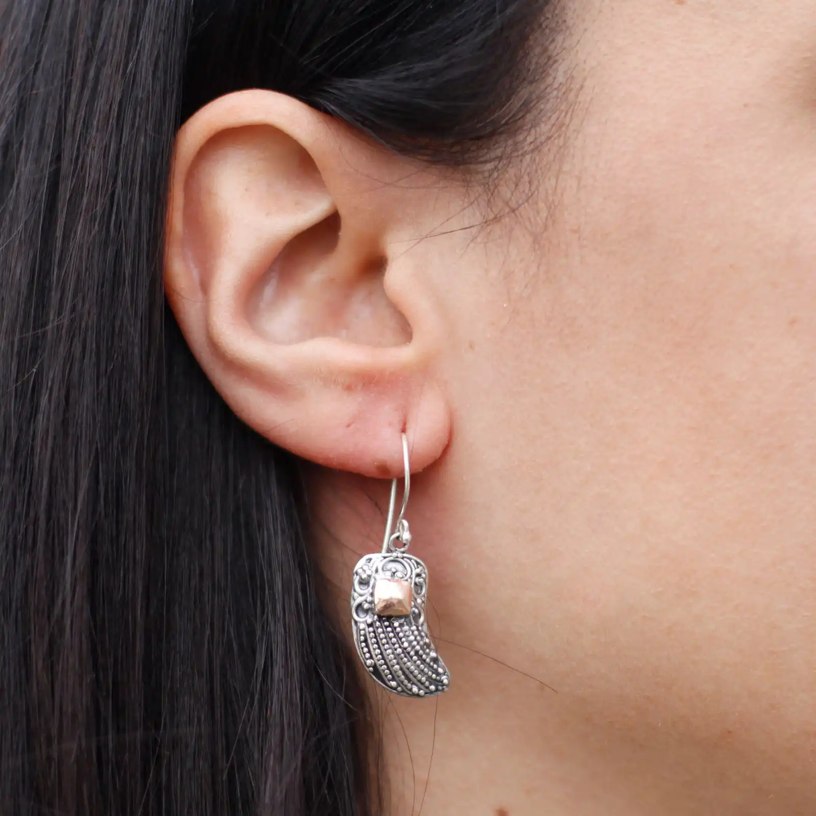 Silver & Gold Earring – Angel Wings | www.artisangoods.co.uk 2 Silver & Gold Earring – Angel Wings | www.artisangoods.co.uk 1