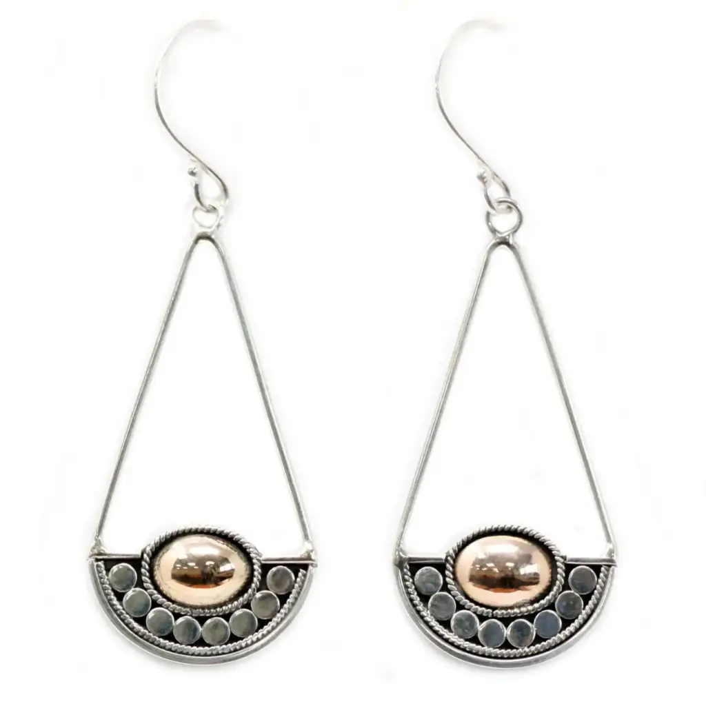 Silver & Gold Earring – Luna Balance | www.artisangoods.co.uk 10 Silver & Gold Earring – Luna Balance | www.artisangoods.co.uk 10