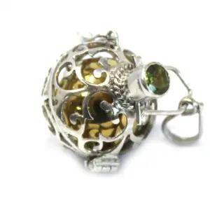 Silver Angel Bell – Romance – 18mm | www.artisangoods.co.uk 3