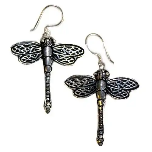 Silver Earrings – Dragonflies | www.artisangoods.co.uk 3 Silver Earrings – Dragonflies | www.artisangoods.co.uk 2