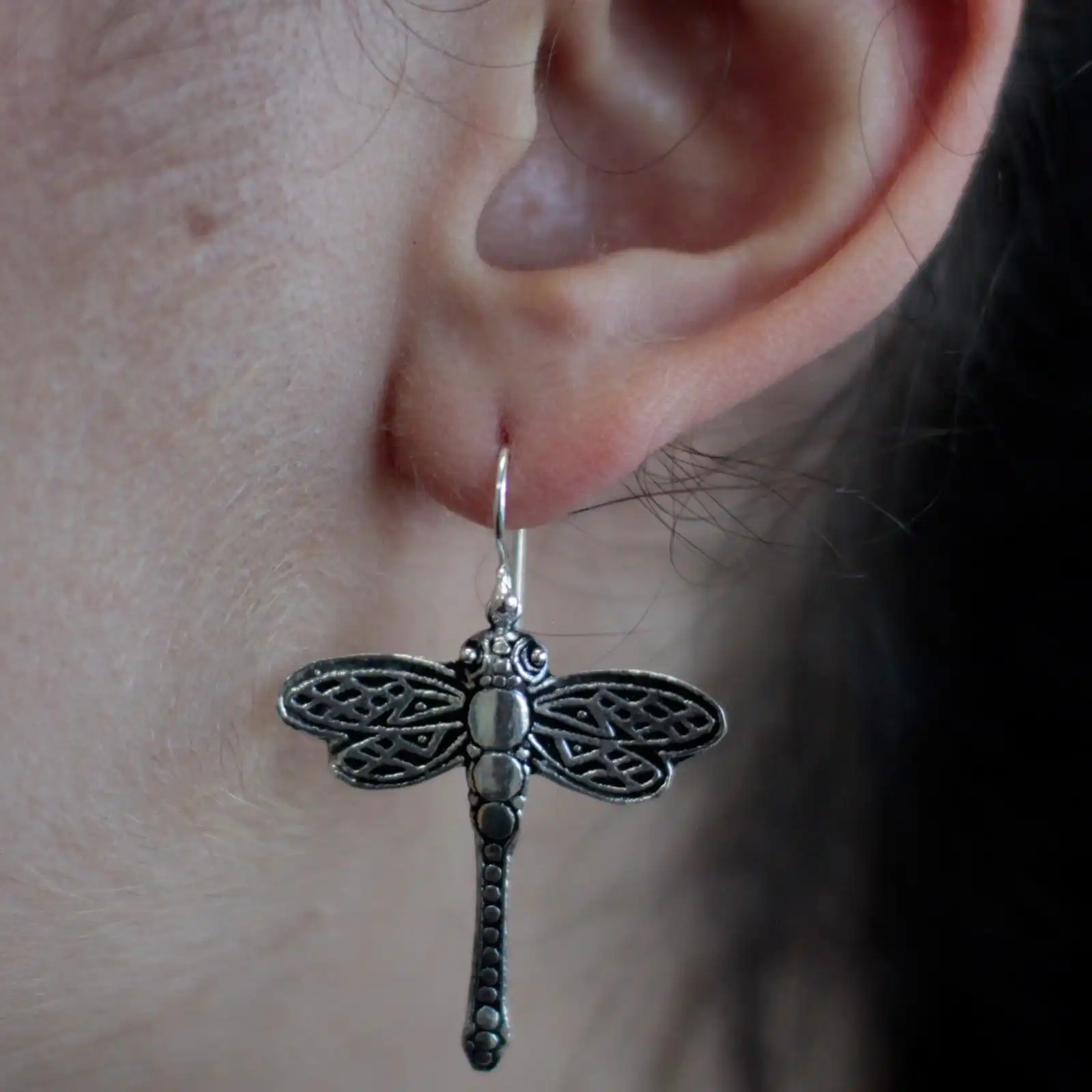 Silver Earrings – Dragonflies | www.artisangoods.co.uk 2 Silver Earrings – Dragonflies | www.artisangoods.co.uk 1