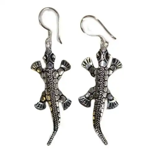 Silver Earrings – Lizards | www.artisangoods.co.uk 3 Silver Earrings – Lizards | www.artisangoods.co.uk 2
