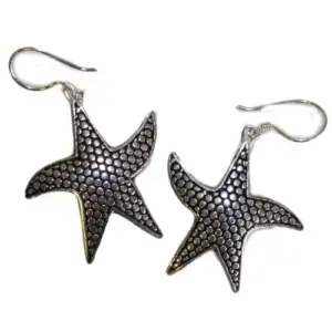 Silver Earrings – Star Fish | www.artisangoods.co.uk 2