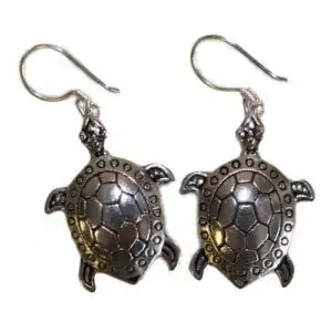 Silver Earrings – Turtles | www.artisangoods.co.uk 1