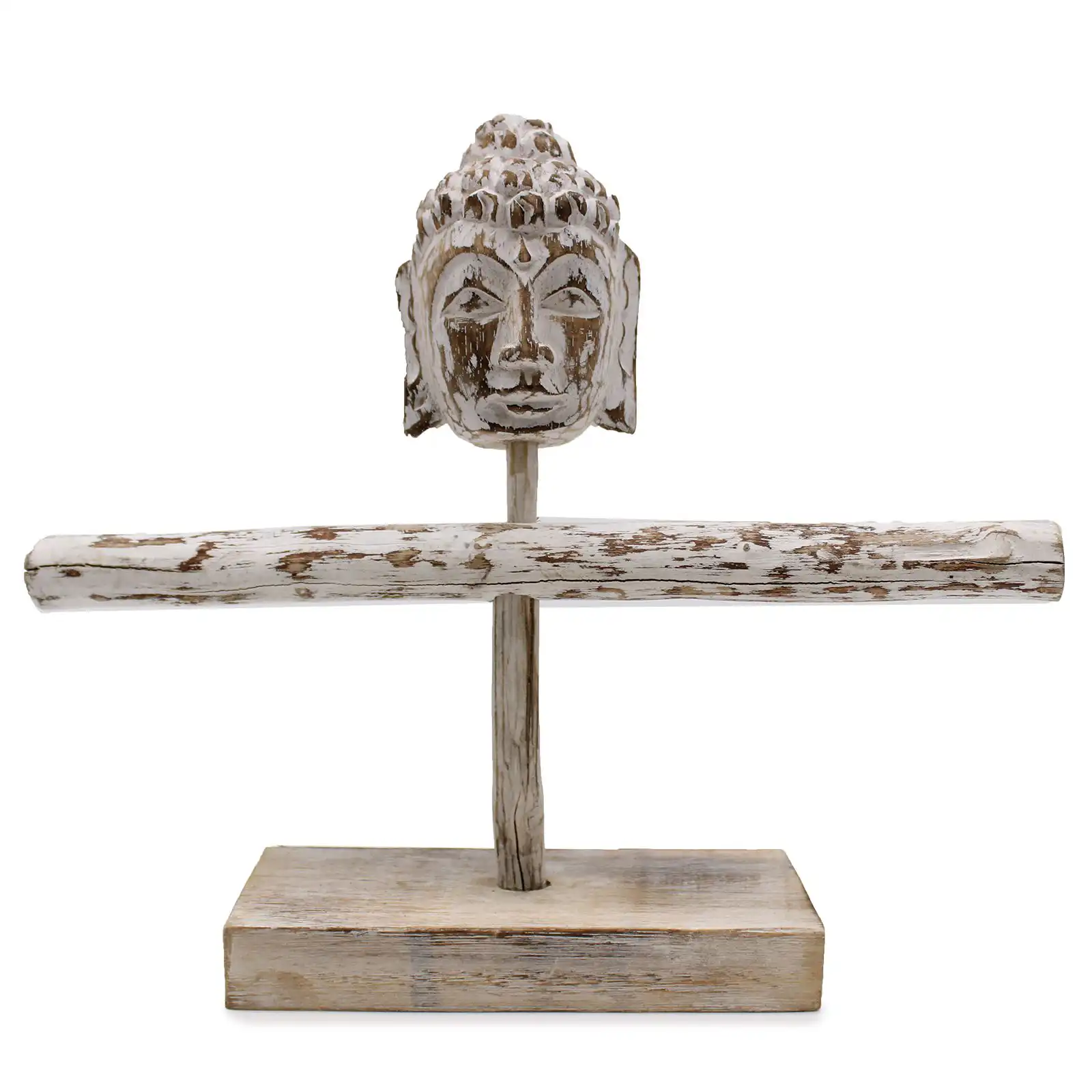 Single Branch & Buddha Stand – Whitewash | www.artisangoods.co.uk 2 Single Branch & Buddha Stand – Whitewash | www.artisangoods.co.uk 1