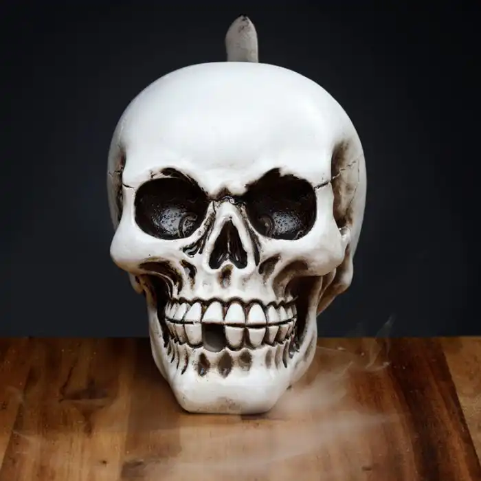 Skull Backflow Incense Burner | www.artisangoods.co.uk 3 Skull Backflow Incense Burner | www.artisangoods.co.uk 2