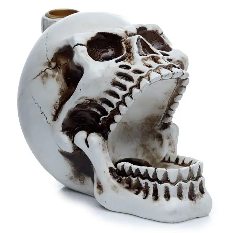 Skull with Open Mouth Backflow Incense Burner | www.artisangoods.co.uk 6 Skull with Open Mouth Backflow Incense Burner | www.artisangoods.co.uk 5