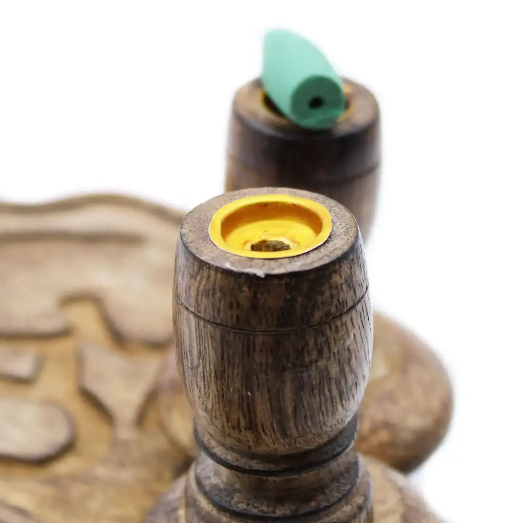 Sm Mango Wood Backflow Burner – Brass Buddha | www.artisangoods.co.uk 7