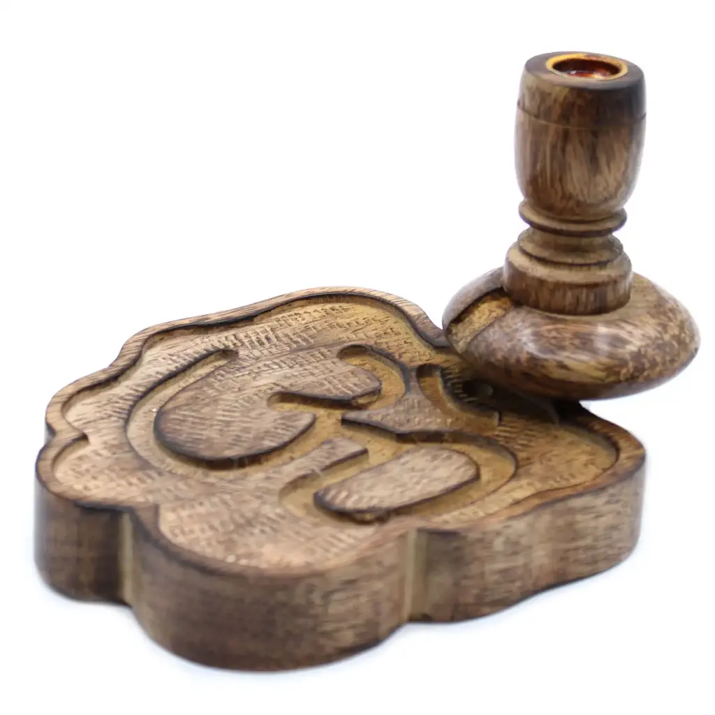 Sm Mango Wood Backflow Burner – Ohm | www.artisangoods.co.uk