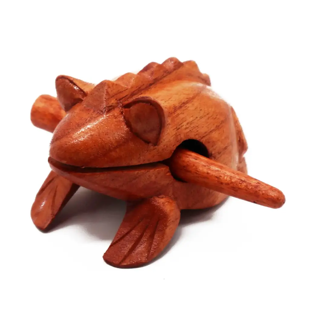 Small Croaking Wooden Frog | www.artisangoods.co.uk 6