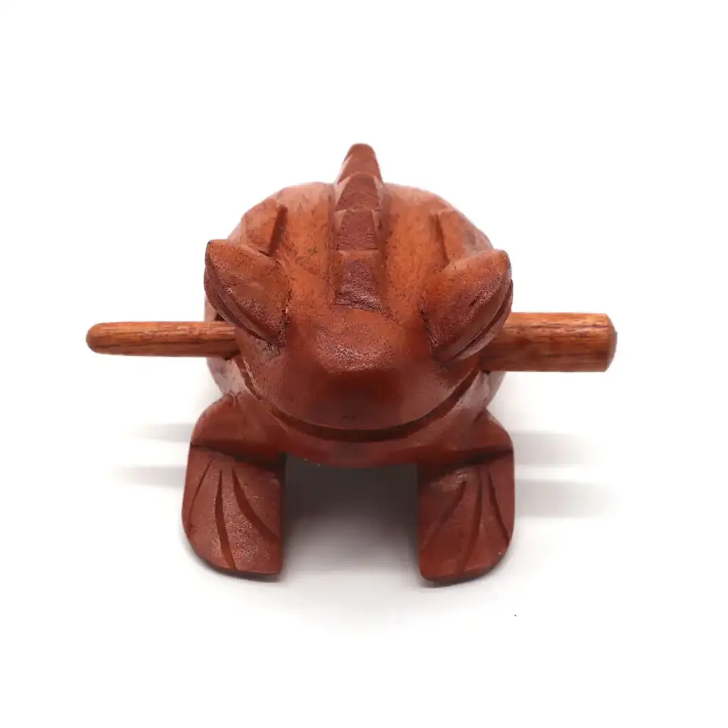 Small Croaking Wooden Frog | www.artisangoods.co.uk 3