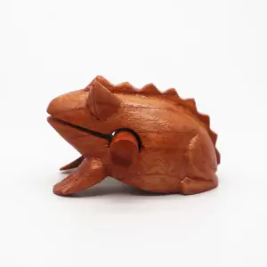 Small Croaking Wooden Frog | www.artisangoods.co.uk 2