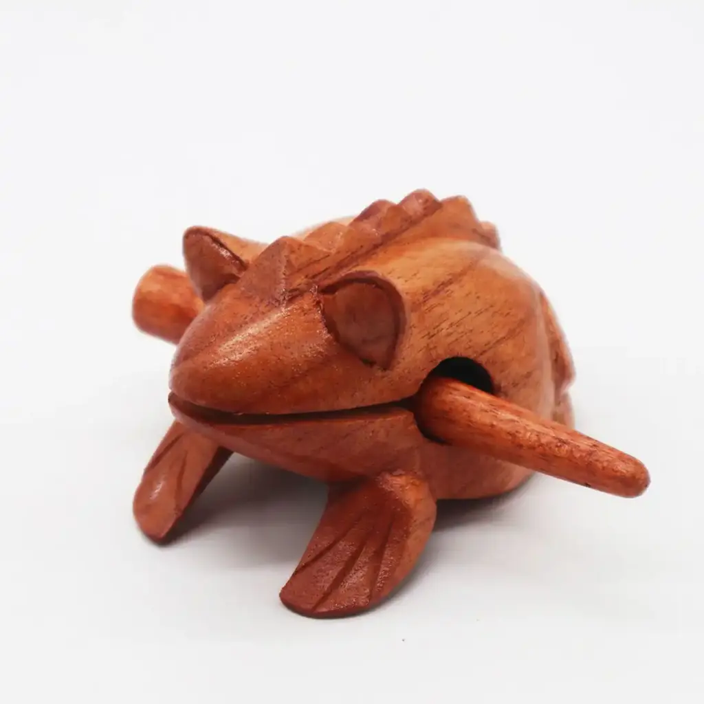 Small Croaking Wooden Frog | www.artisangoods.co.uk