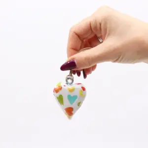 Small Decor Wood Heart –  Pastel Hearts | www.artisangoods.co.uk 2