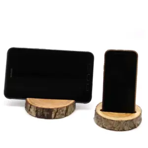 Small Log Phone Holder (full slice) – Natural | www.artisangoods.co.uk 8