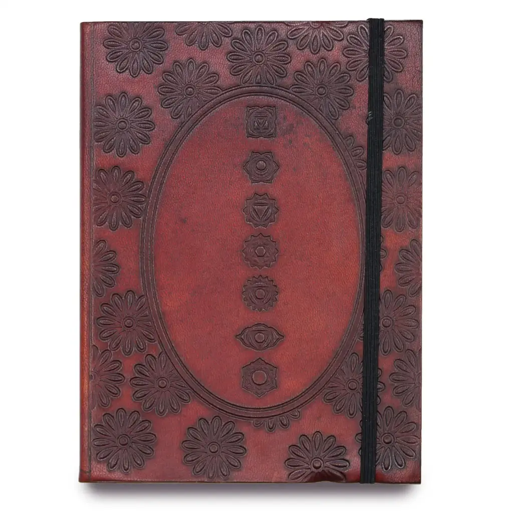 Small Notebook with strap – Chakra Mandala | www.artisangoods.co.uk
