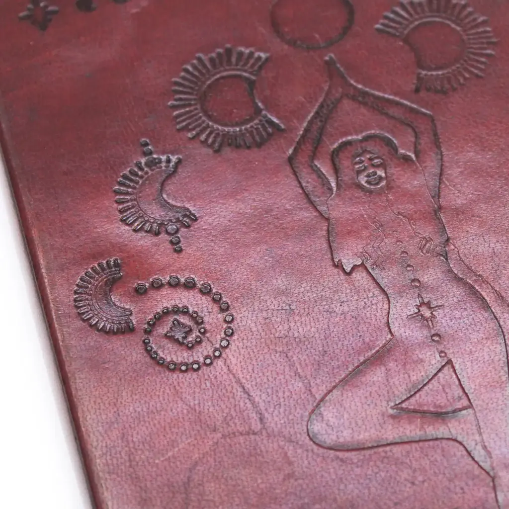 Small Notebook with strap – Cosmic Goddess | www.artisangoods.co.uk 5 Small Notebook with strap – Cosmic Goddess | www.artisangoods.co.uk 5