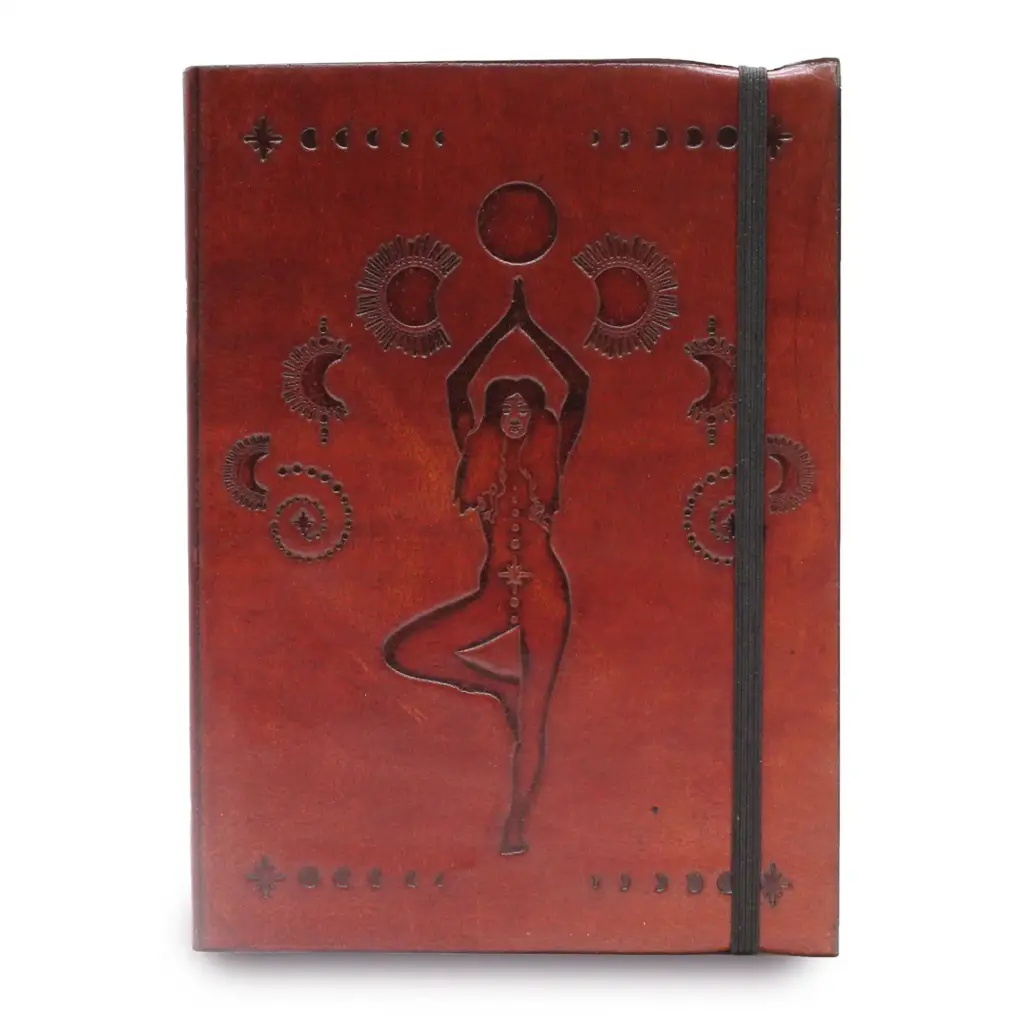 Small Notebook with strap – Cosmic Goddess | www.artisangoods.co.uk 2 Small Notebook with strap – Cosmic Goddess | www.artisangoods.co.uk 2